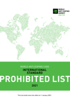 Vorschau The WADA 2021 Prohibited List